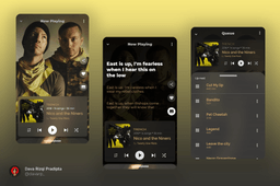 Music player app design 👀 .