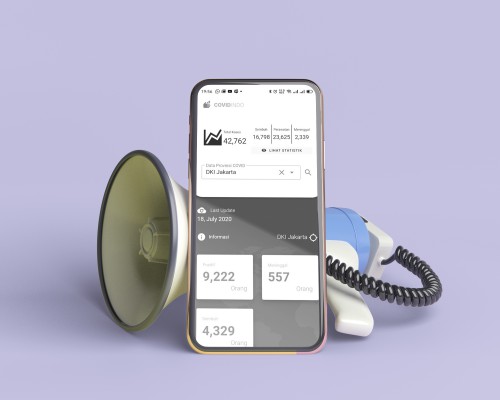 Kawal Corona Web App ( VUE.JS + Firebase )